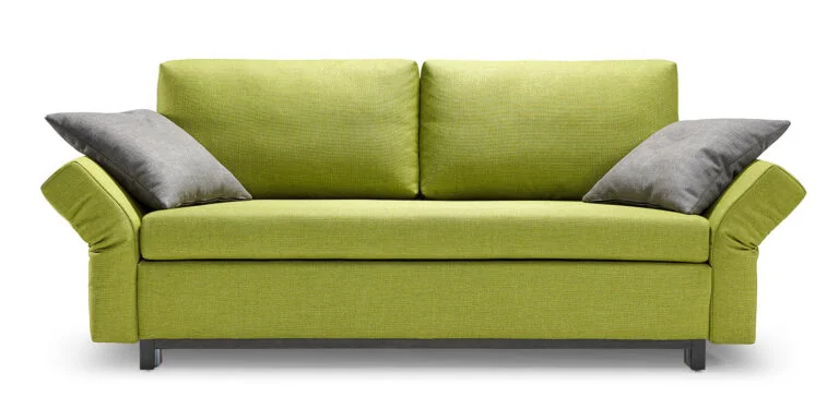 Polstermöbel im Showroom