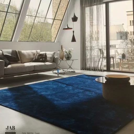 Teppich auf Maß in Blau
